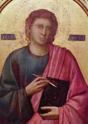 St. John the Evangelist, left panel of the Badia Altarpiece, c.1301 (detail)